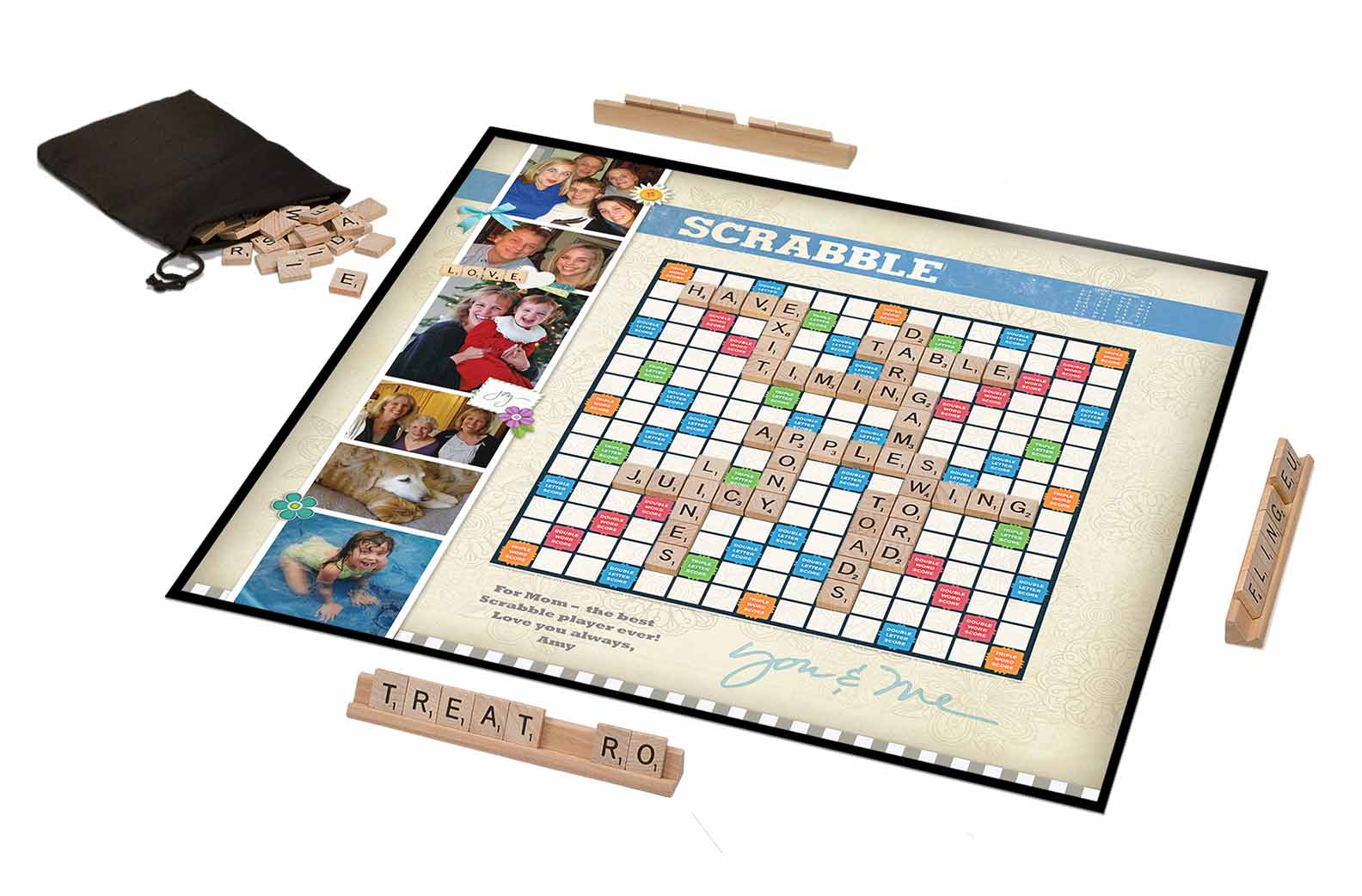 Personalized Scrabble Game Board